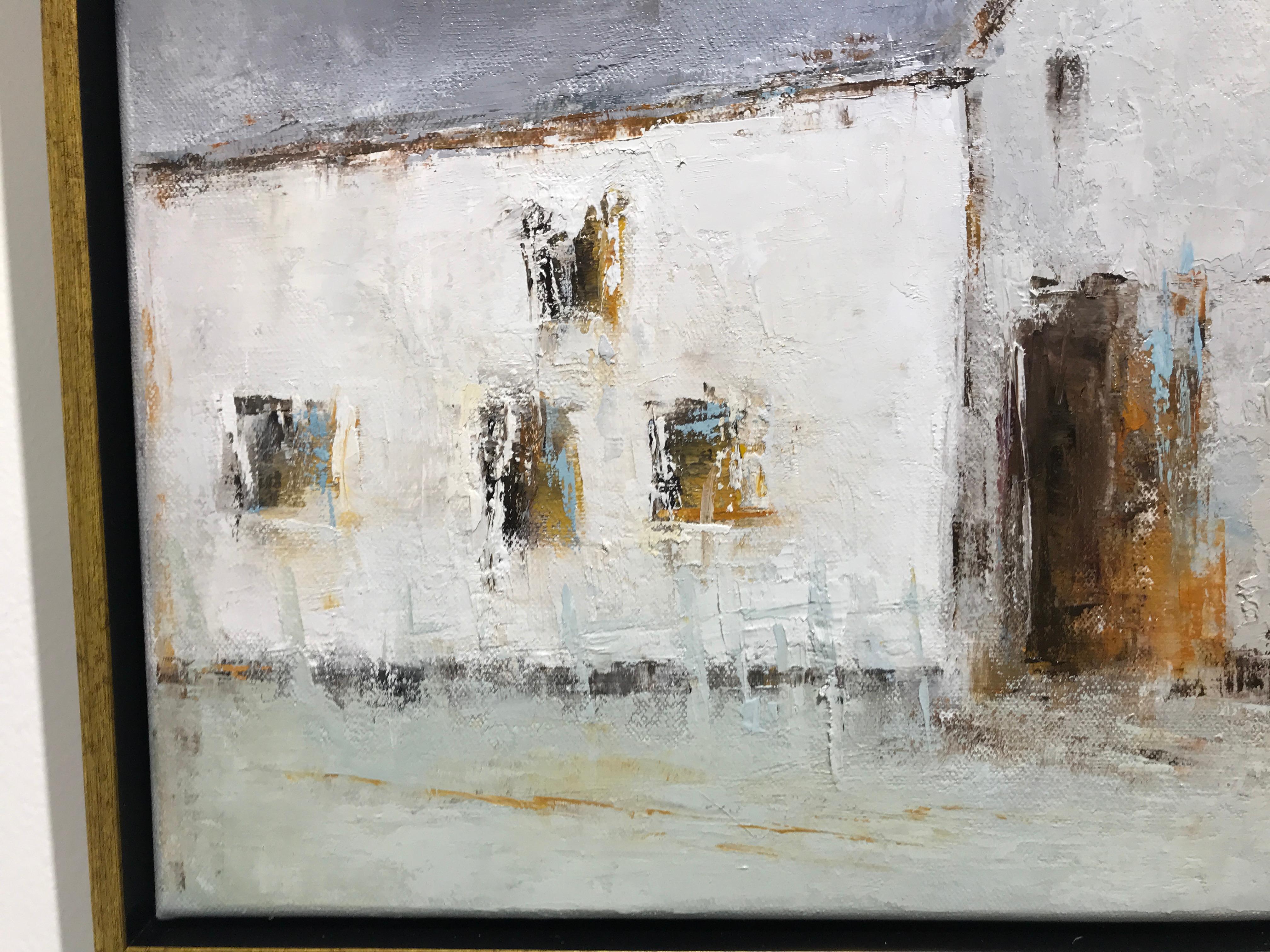 Forgotten Barn I by Geri Eubanks, Medium Size Impressionist Framed Painting 4