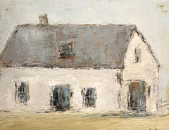 French Barn III by Geri Eubanks, Horizontal Impressionist Framed Painting
