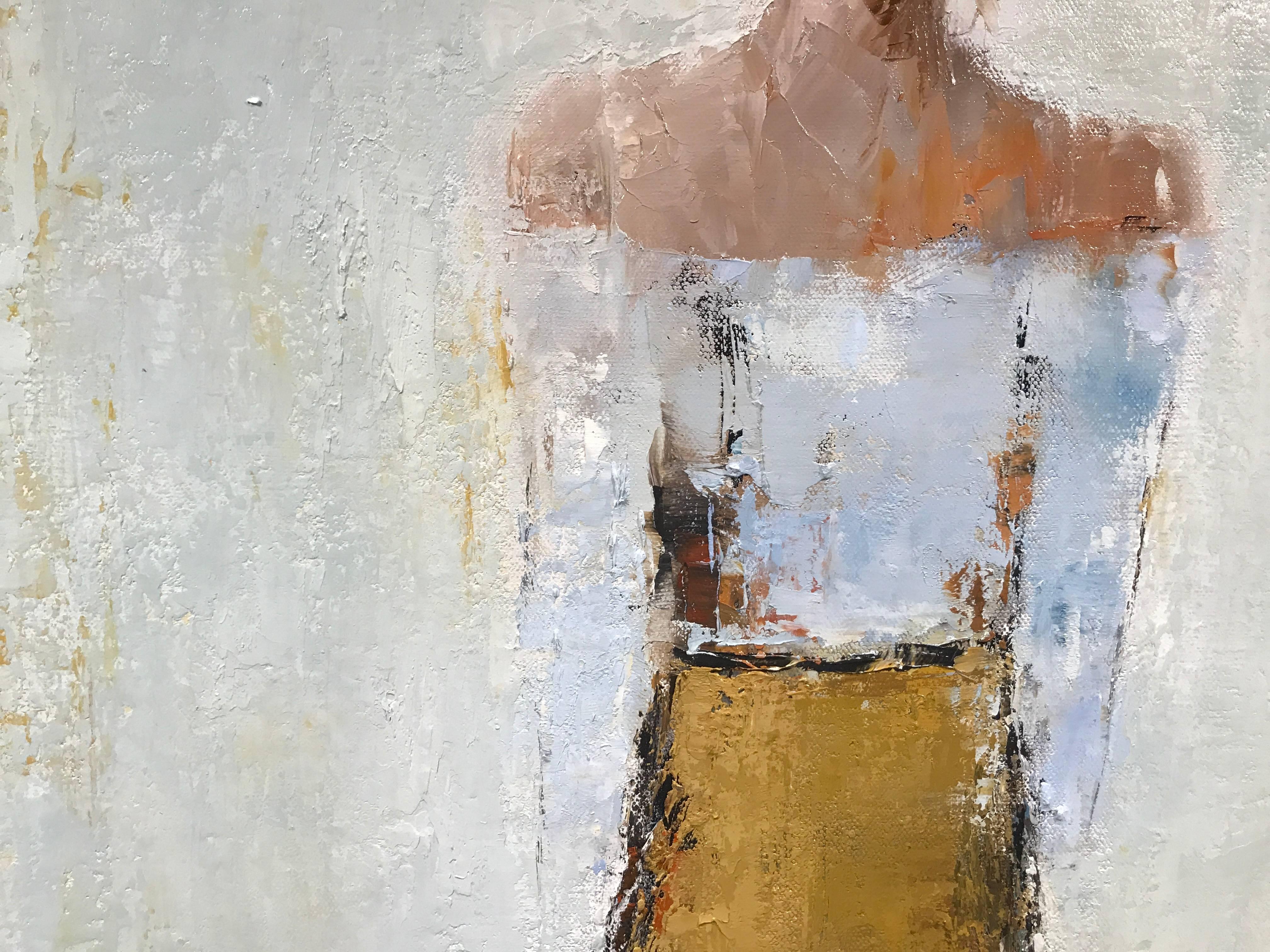 Geri Eubanks, Jacqueline, 2018 Framed Impressionist Oil on Canvas Painting 6