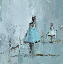 Gran Entrada II de Geri Eubanks, Pintura al óleo figurativa impresionista