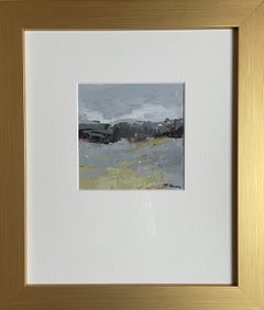 Horizon II de Geri Eubanks, petite peinture à l'huile impressionniste de paysage
