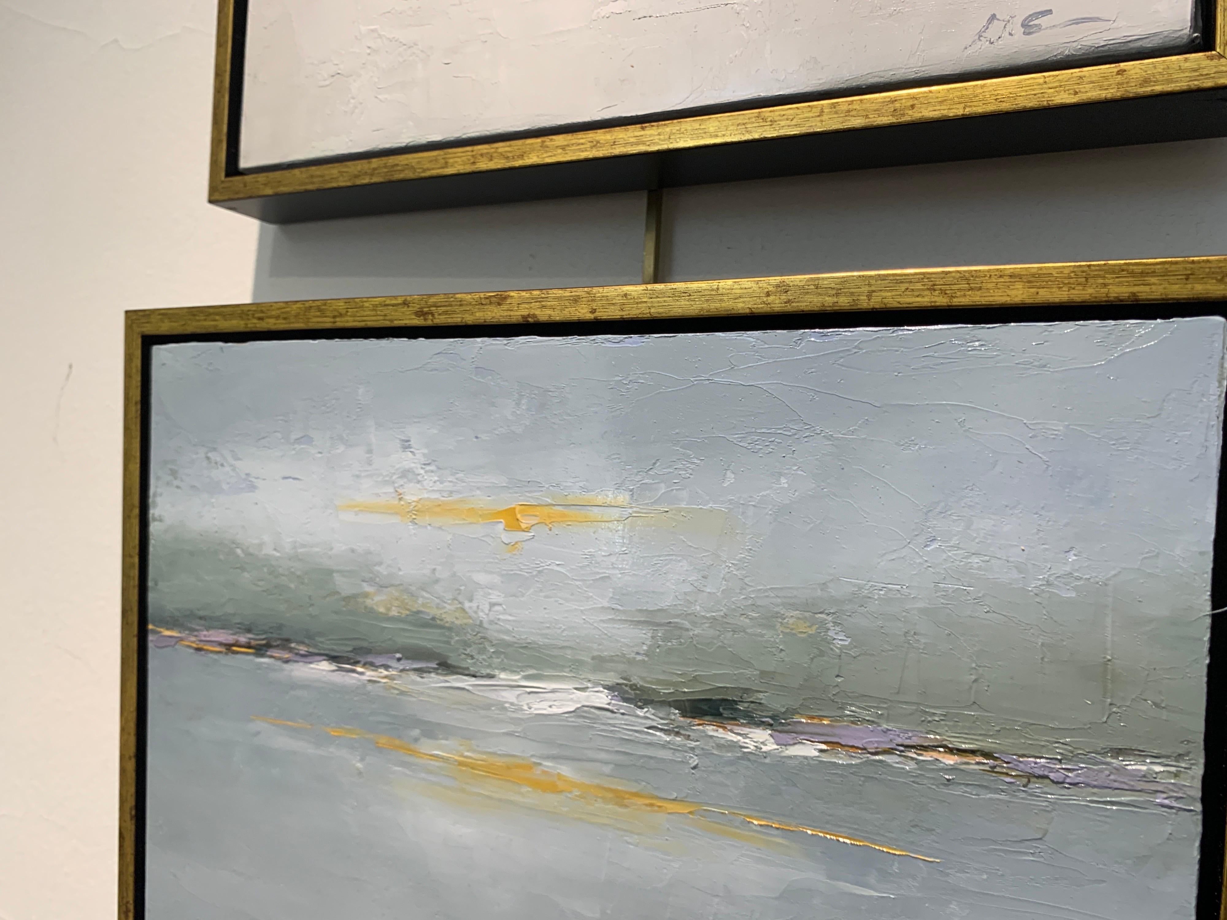 Morning Calls by Geri Eubanks, Small Framed Impressionist Landscape Oil Painting 3
