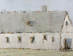 Old Barn III by Geri Eubanks, Horizontal Impressionist Framed Painting