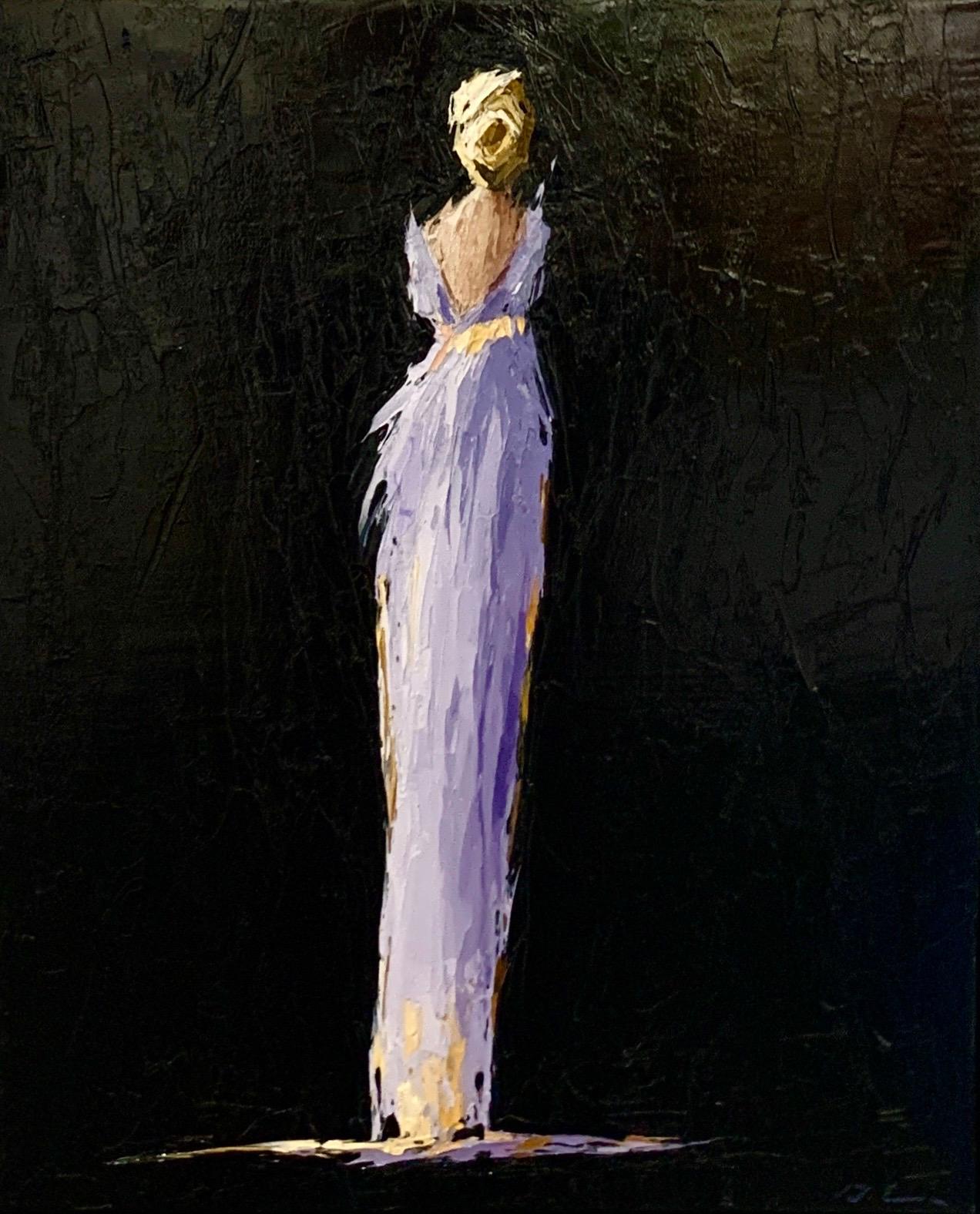 Suzette by Geri Eubanks, Framed Impressionist Oil on Canvas Painting