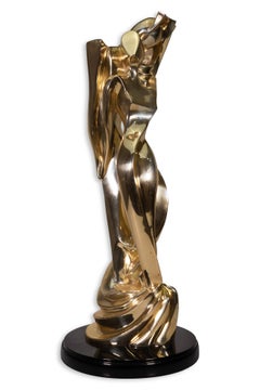 Geris D'argenta Signiert Contemporary Figurative Versilberte Skulptur 122/500