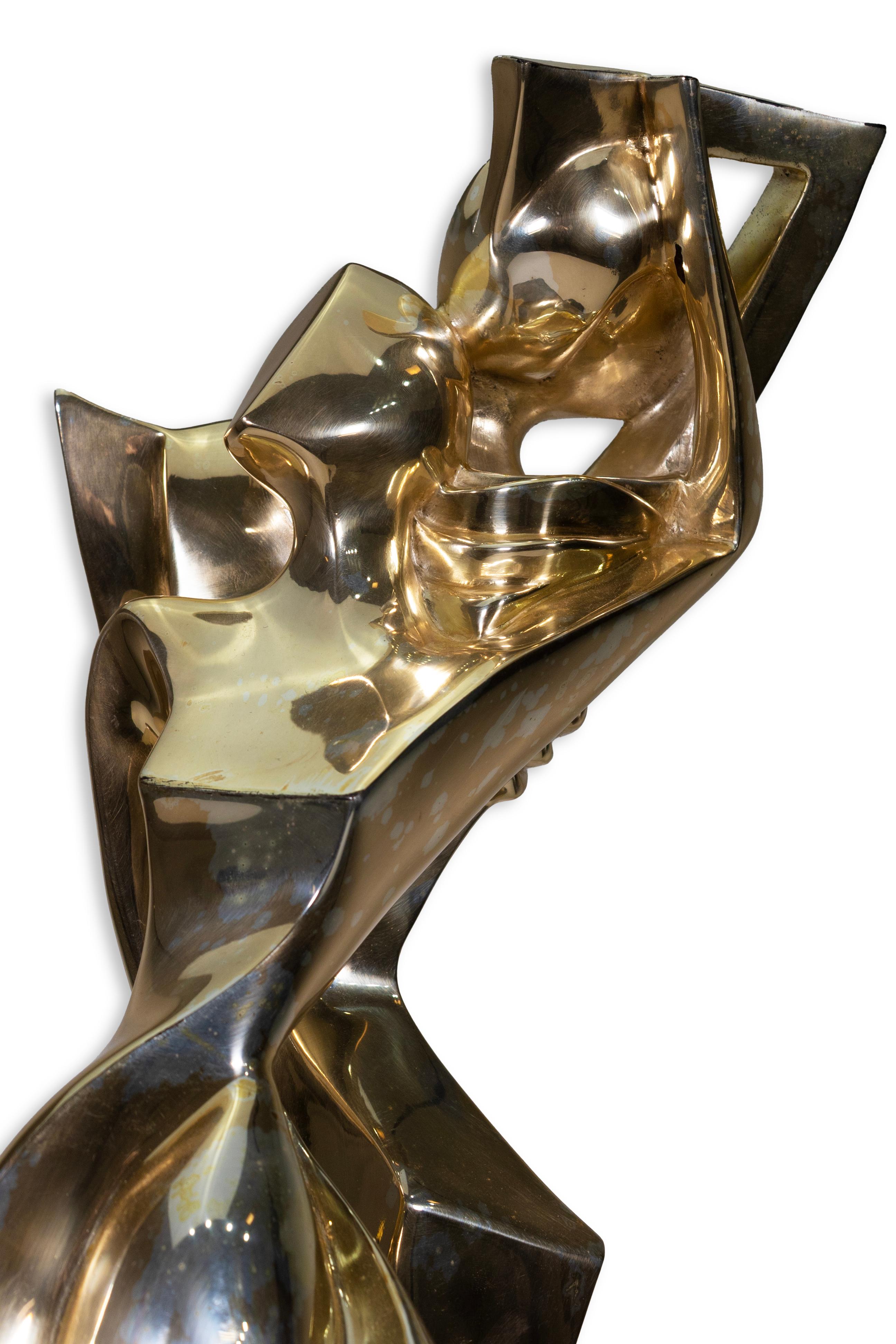Geris D'Argenta Escultura contemporánea figurativa bañada en plata firmada 122/500 Chapado en plata en venta