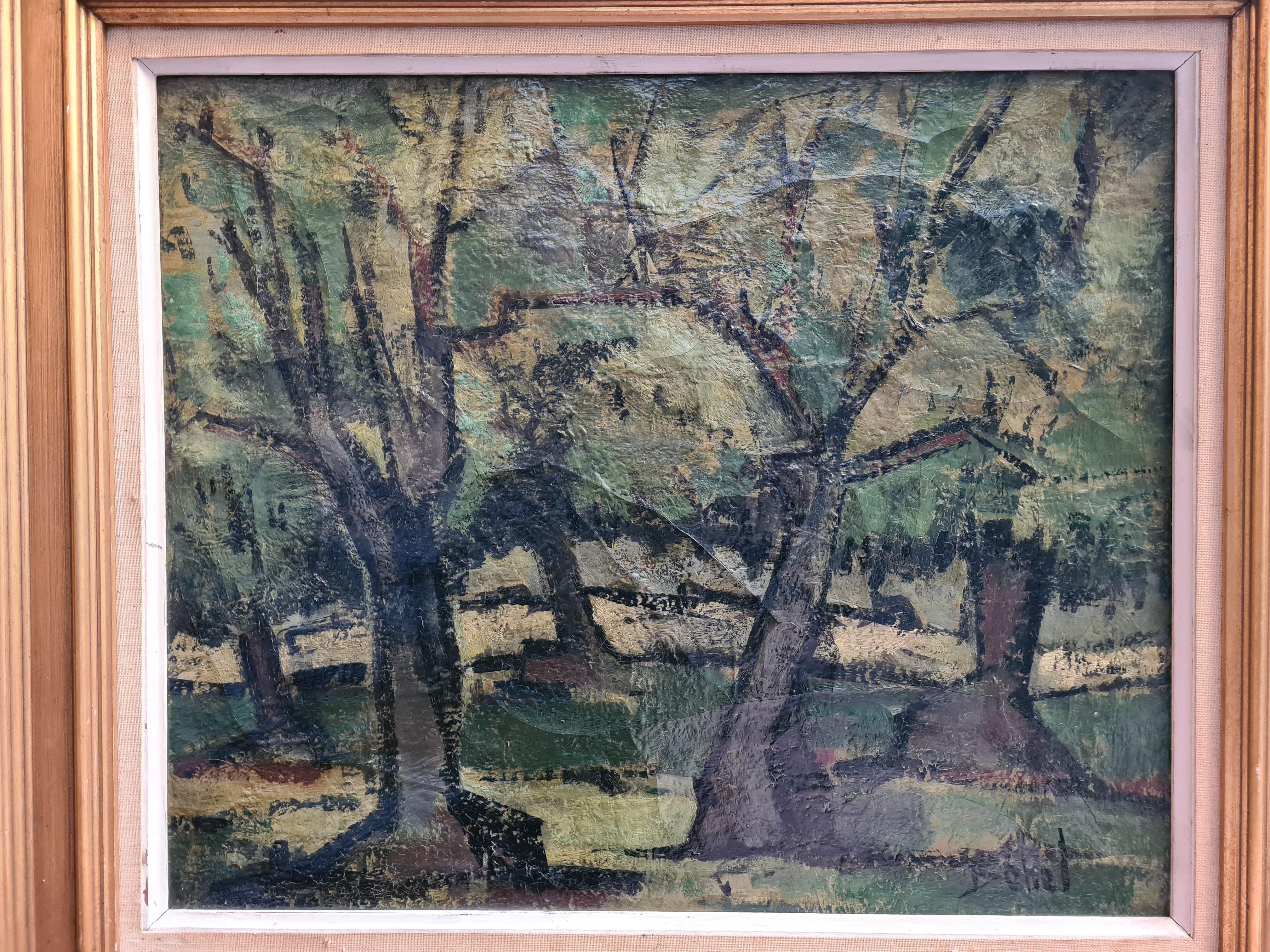 French Expressionist Landscape, The Abri at L'Olivette, Cap d'Antibes For Sale 8