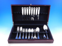 Germain by Cardeilhac (Christofle) France Sterling Silver Flatware Set 42 pieces