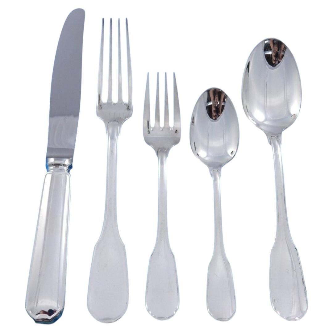 Germain by Cardeilhac (Christofle) France Sterling Silver Flatware Set 42 pieces