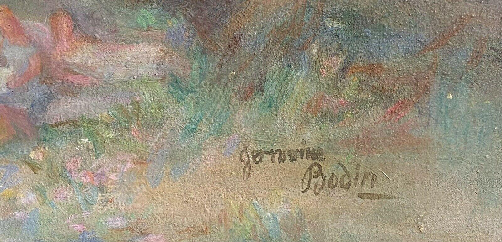 Huile post-impressionniste française du milieu du 20e siècle, Olive Groves in Provence, signée en vente 2