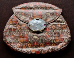 Germaine Guerin Paris Chinoise Silk Damask Evening Hand Bag