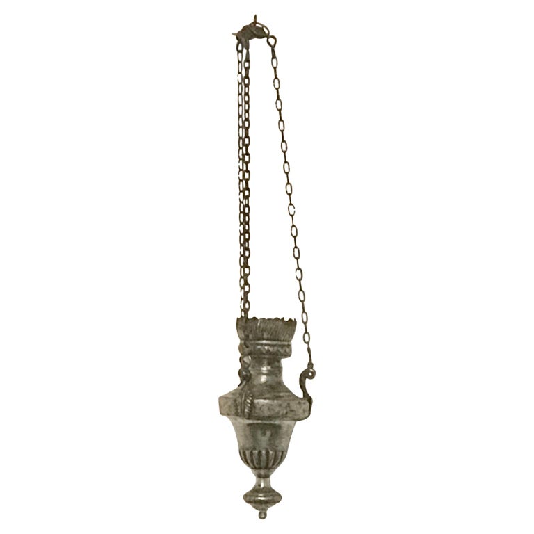 German 18th Century Pewter Church Incense Burner at 1stDibs