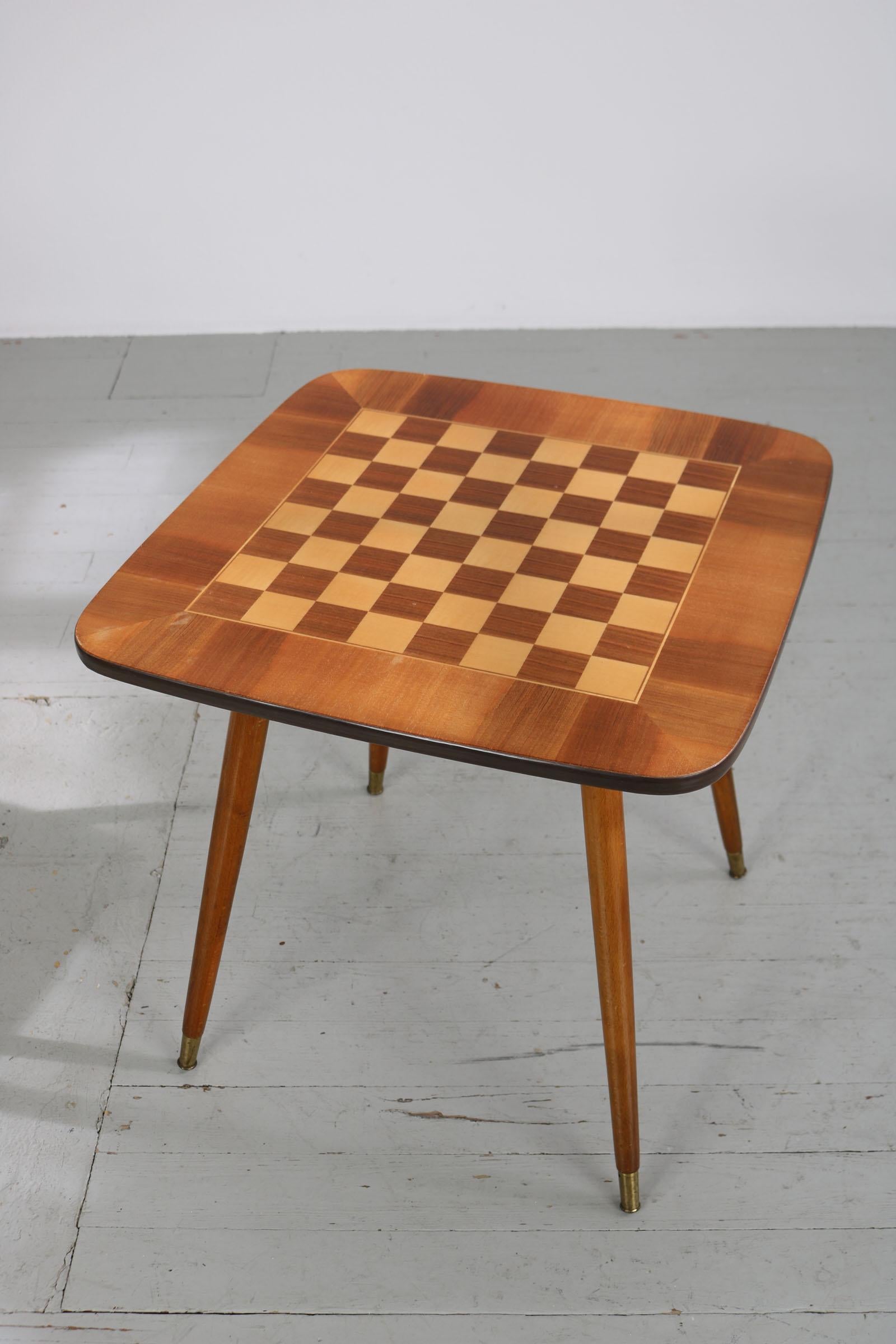 German 1950s Chess sofa table  11
