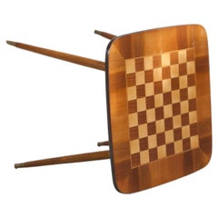 Table de canapé allemande en forme d'échecs des années 1950 