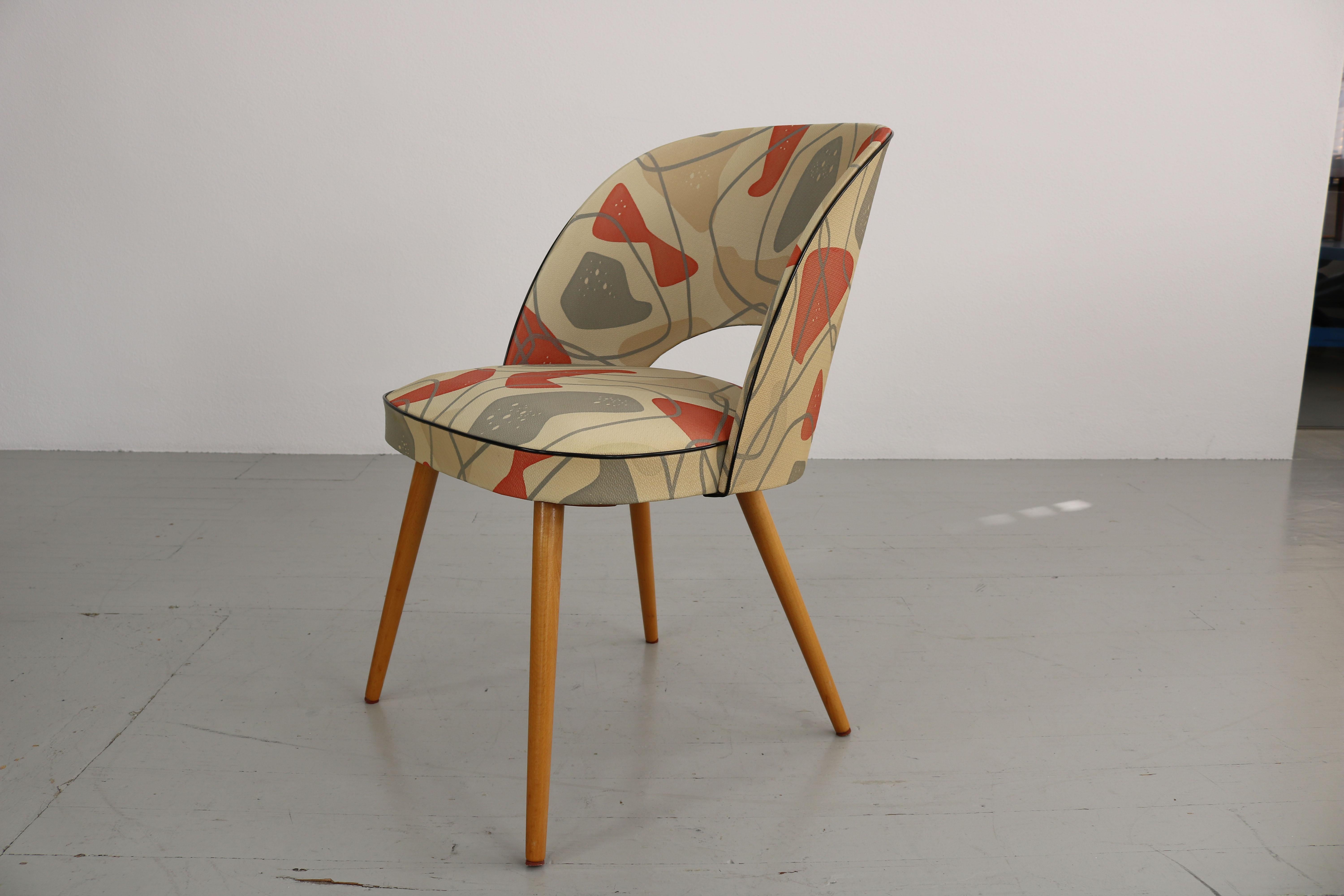 Silla de cóctel alemana de los años 50 en venta 7