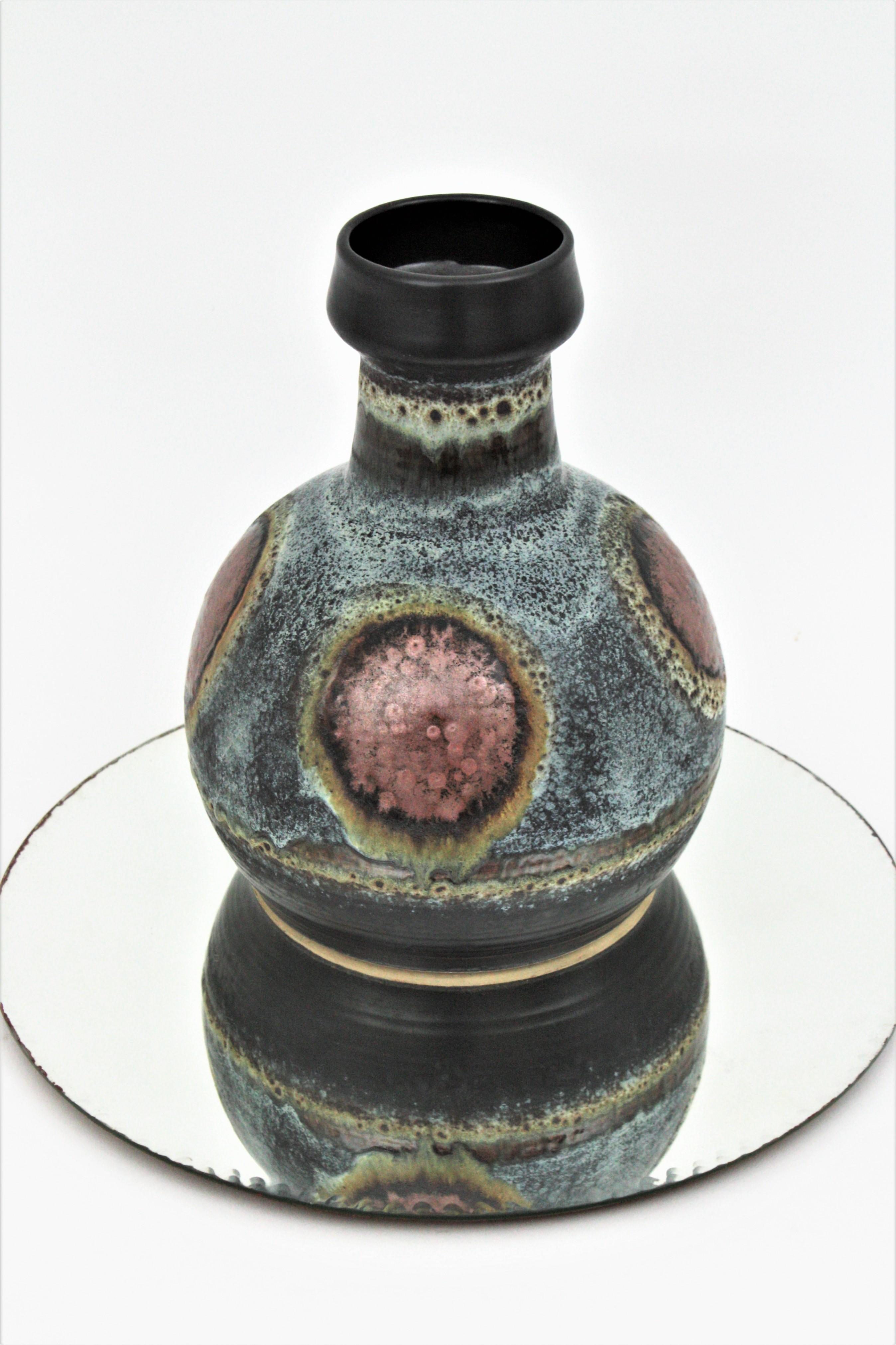 Pottery German Ceramic Vase by Dümler and Breiden, 1950s For Sale