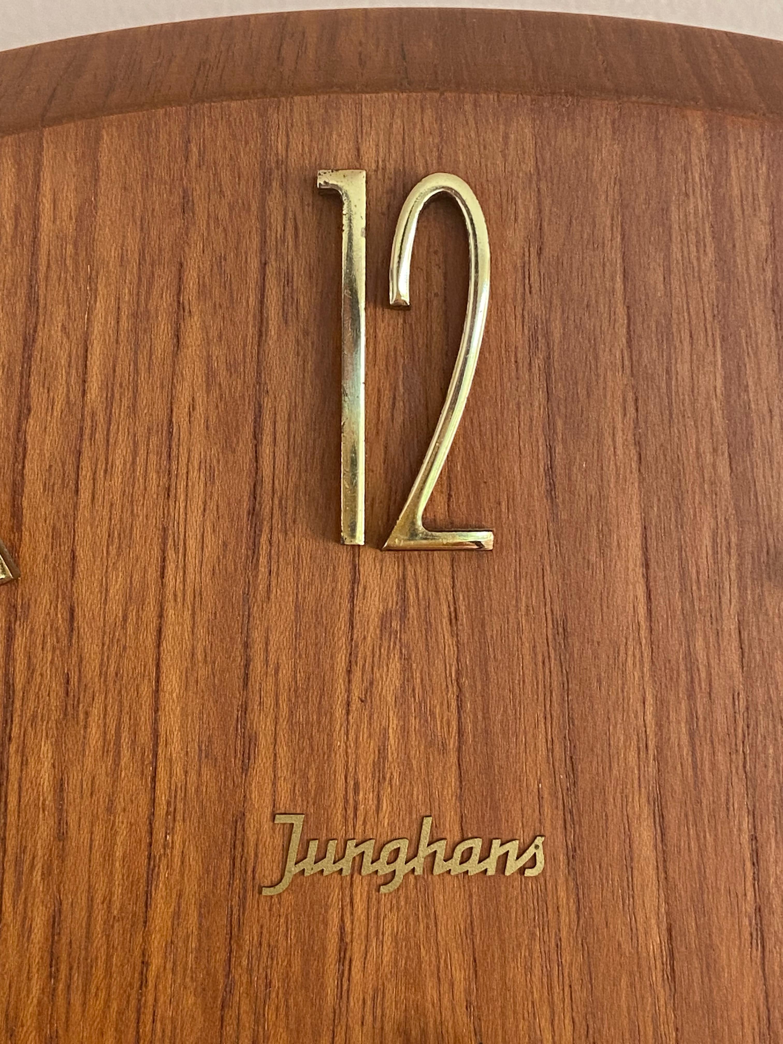 junghans pendulum wall clock