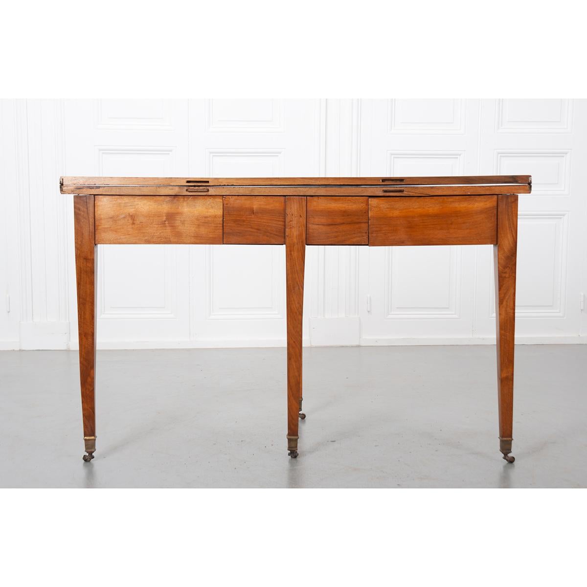 German 19th Century Biedermeier-Style Demilune Table 3
