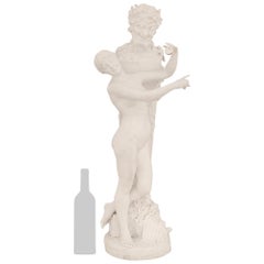 German 19th Century Biscuit Porcelain Signed Sculpture