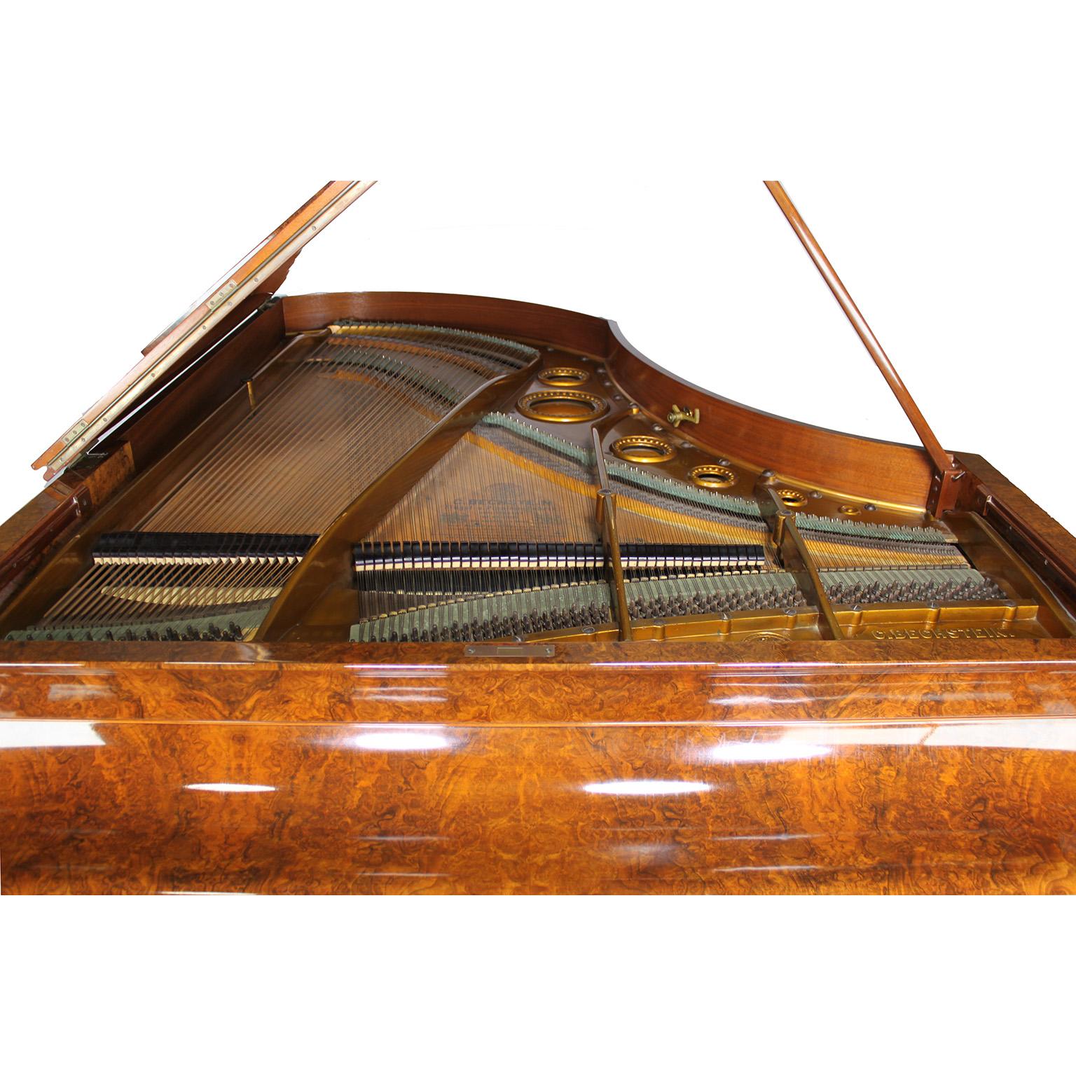 Deutsches Bechstein-Konzert-Grand Piano aus Wurzelnussholz im Louis-XVI.-Stil des 19. Jahrhunderts im Angebot 8