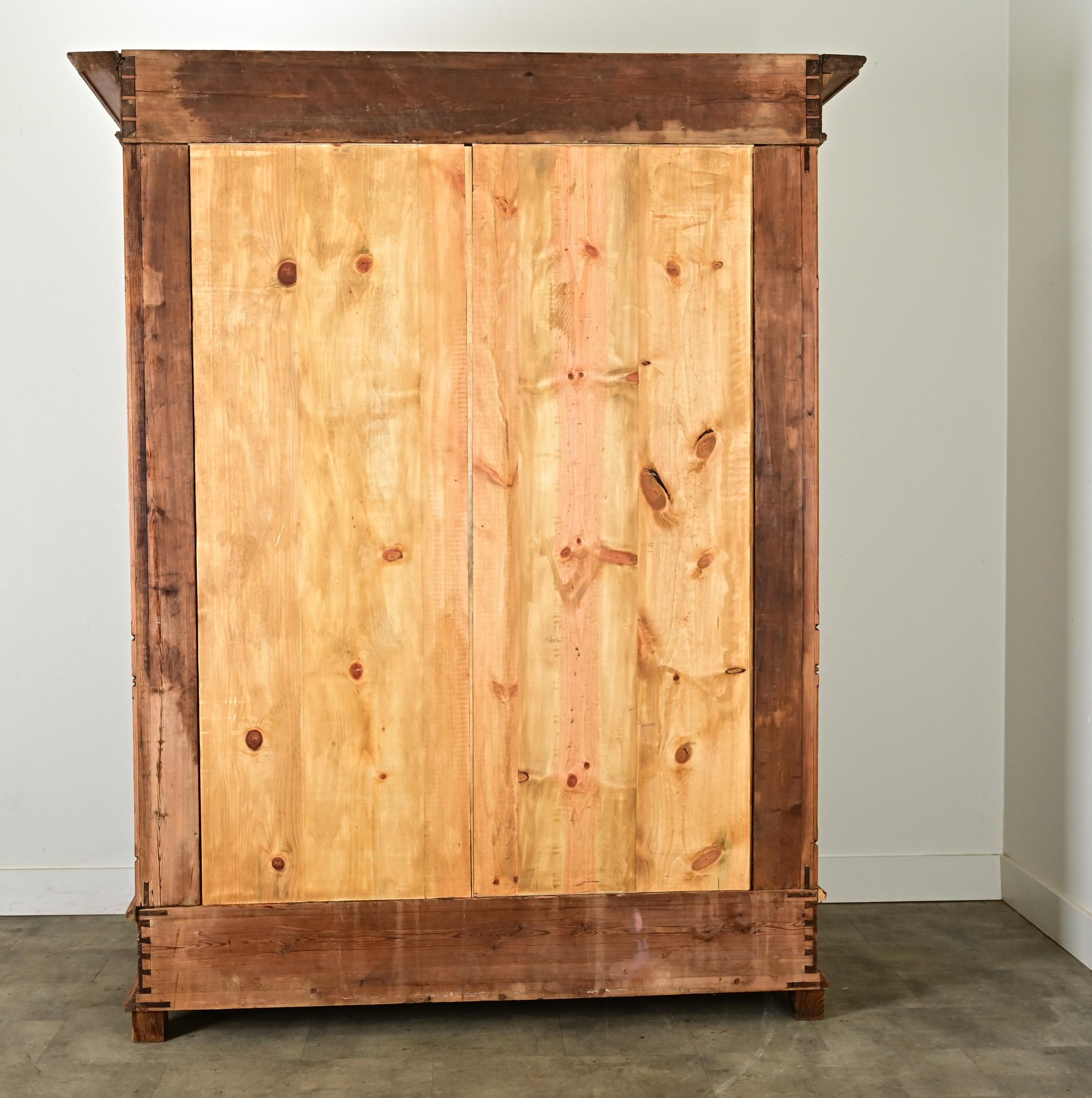 German 19th Century Pine Armoire 8