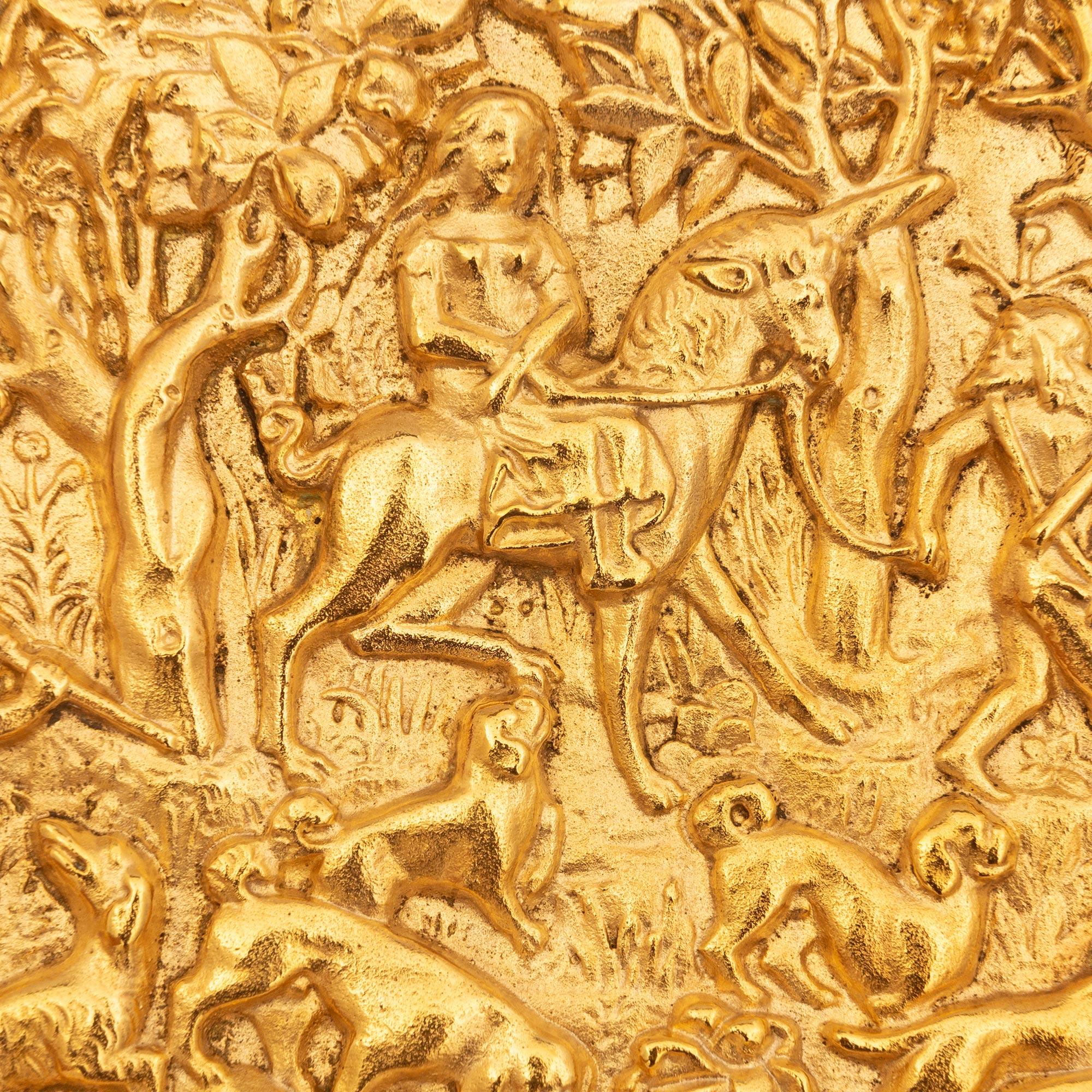 German 19th century Renaissance st. Ormolu box, by Erhard and Söhne 6