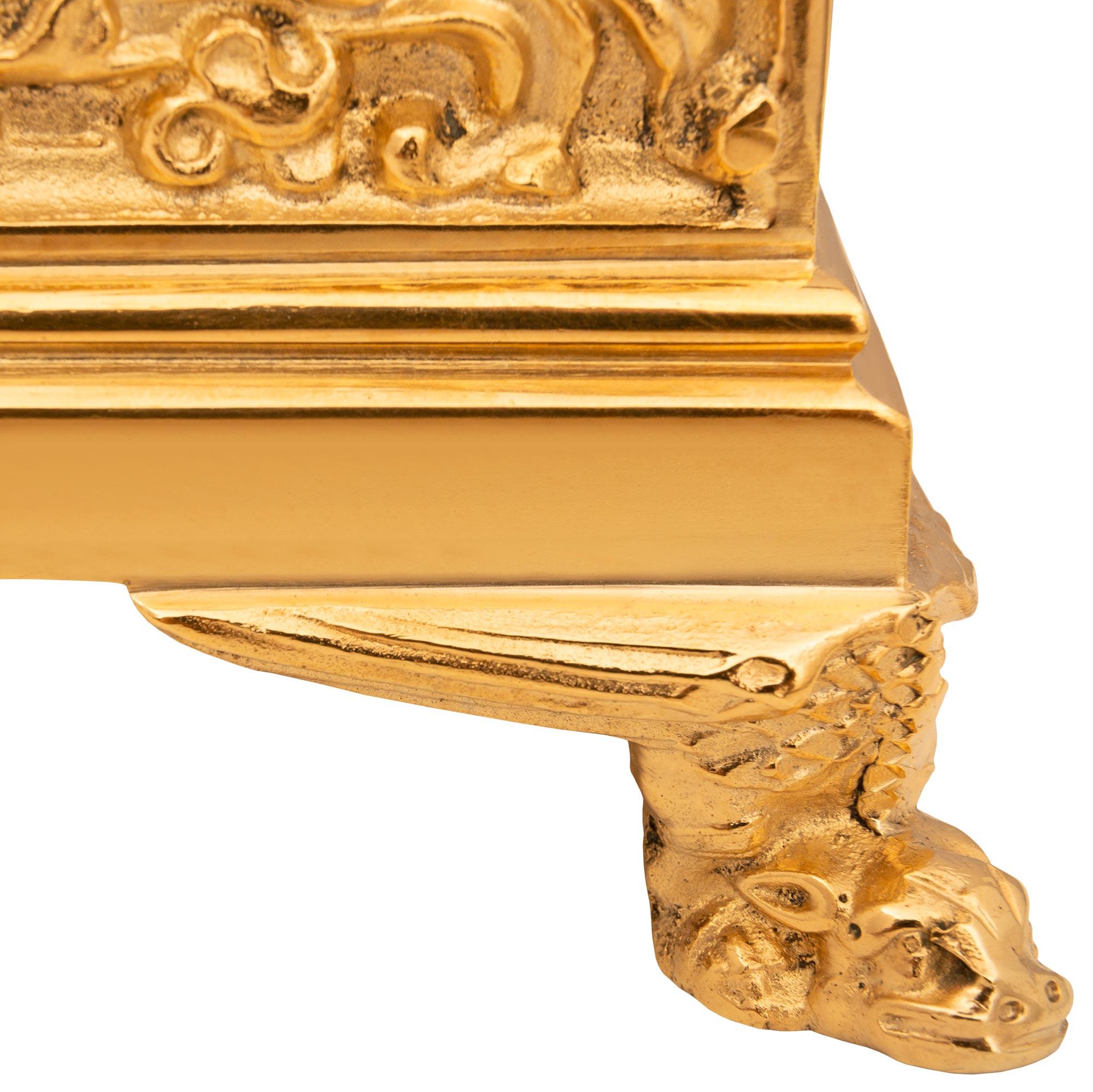 German 19th century Renaissance st. Ormolu box, by Erhard and Söhne 7