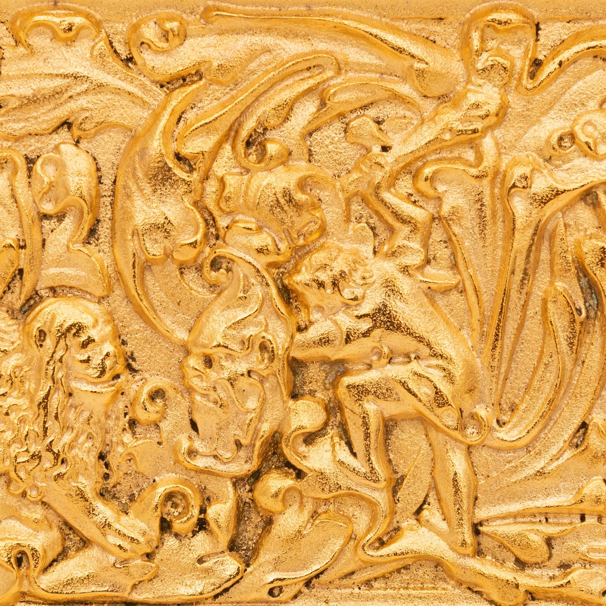 German 19th century Renaissance st. Ormolu box, by Erhard and Söhne 4