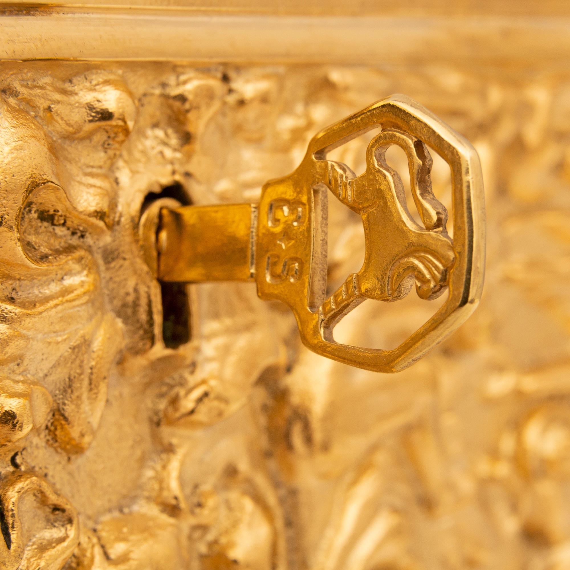 German 19th century Renaissance st. Ormolu box, by Erhard and Söhne 5