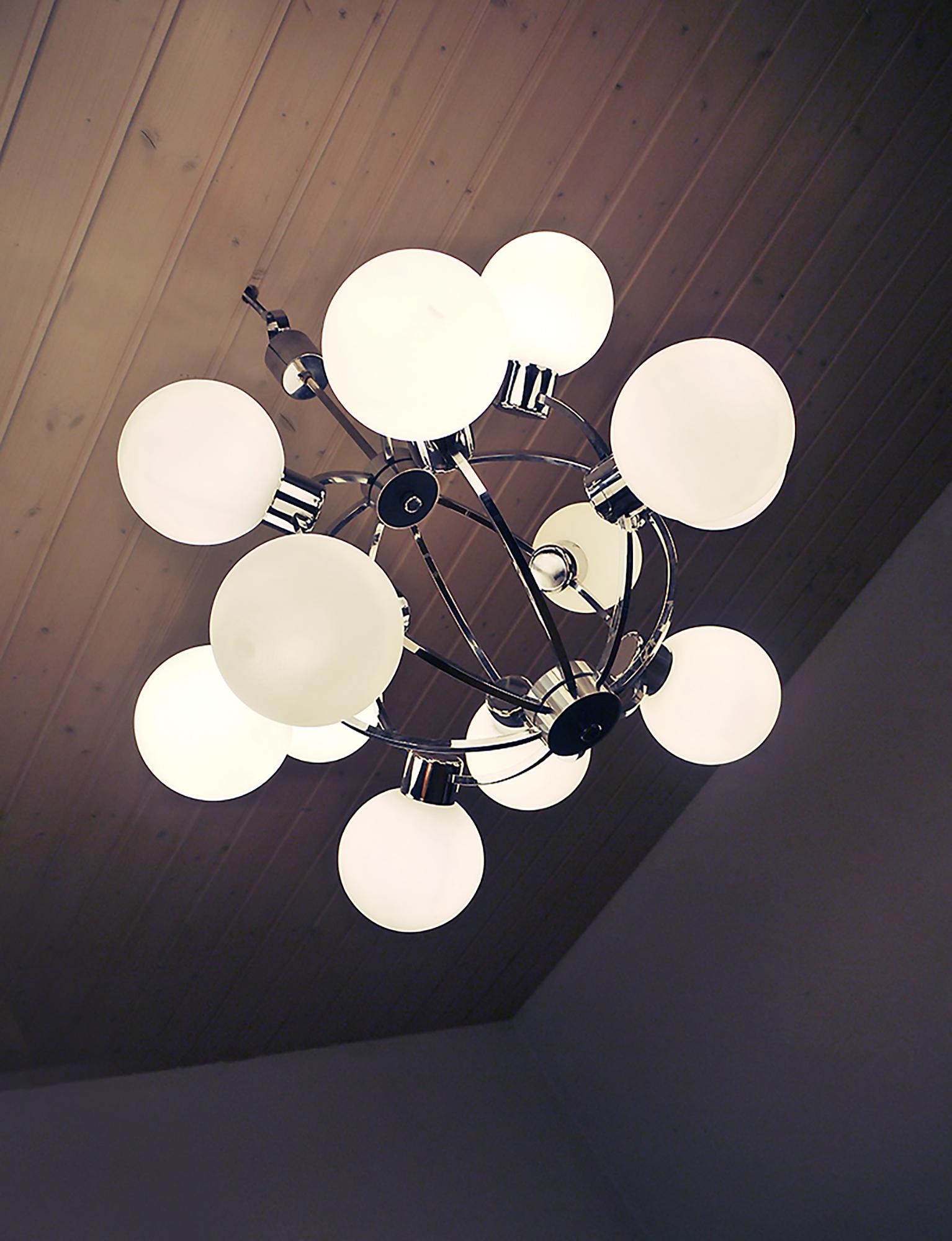 Tedesco Lampadario Atomic Sputnik tedesco da 26