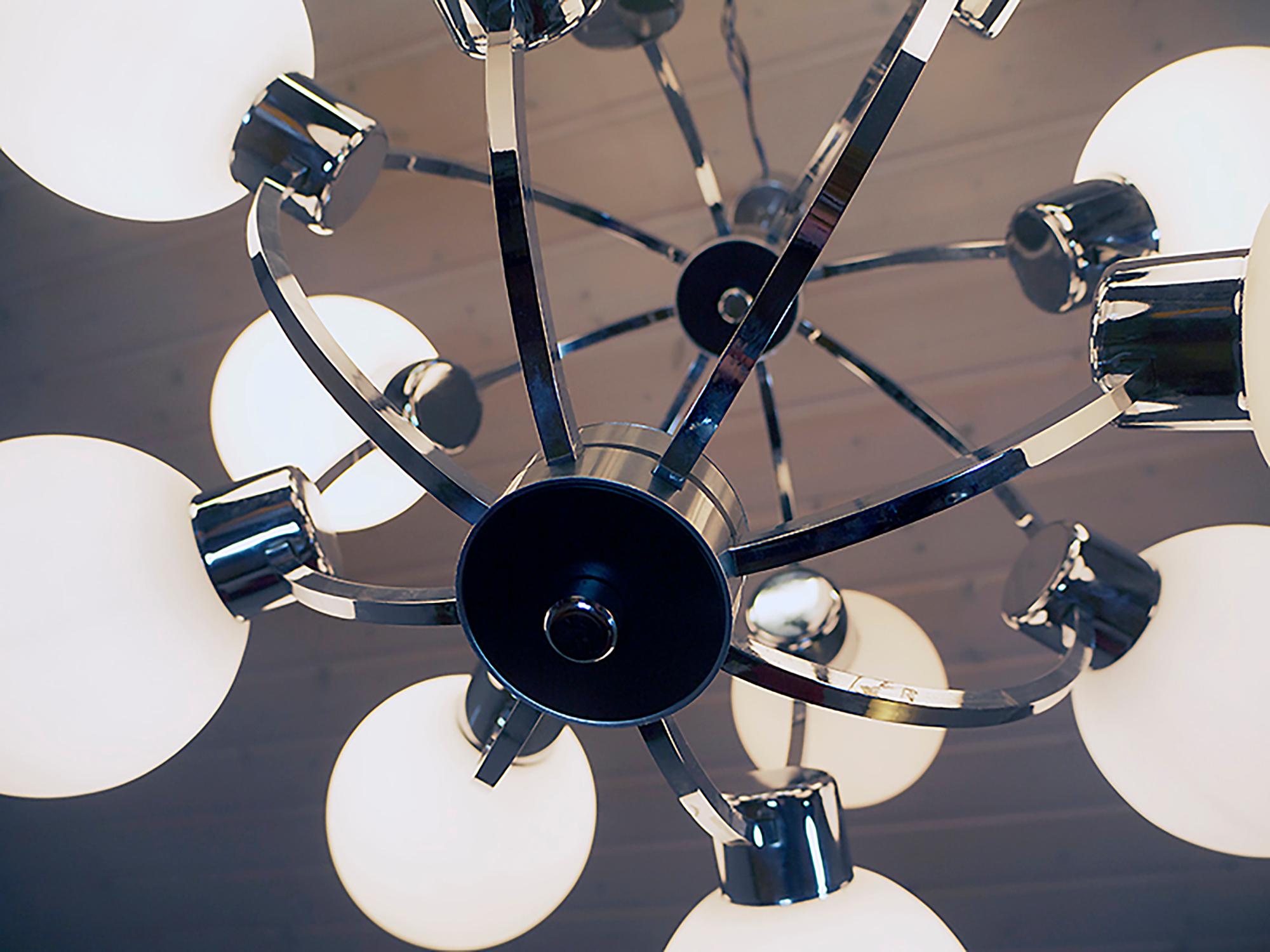 Lampadario Atomic Sputnik tedesco da 26