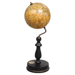 German 4" Miniature Globe On Stand
