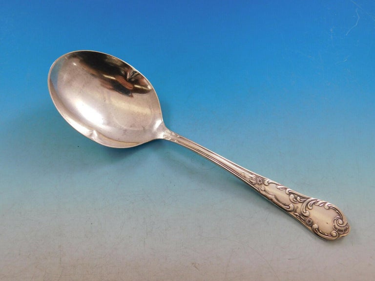 German 800 Silver Flatware Set by Nica Service for 6 Dinner 30 pieces