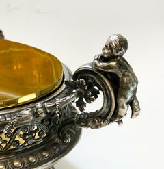 German 800 Silver Footed Centerpiece Bowl