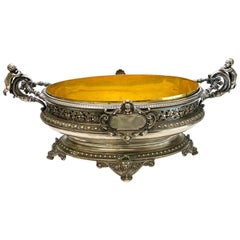 German 800 Silver Footed Centerpiece Bowl