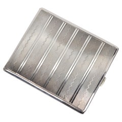 German .800 Silver Vintage Classic Cigarette Case