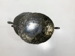 Sucrier néo-rococo allemand en argent massif 800 avec motifs de Putti, vers 1900