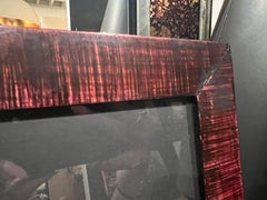 German anatomical medical antique lithograph in vintage frame