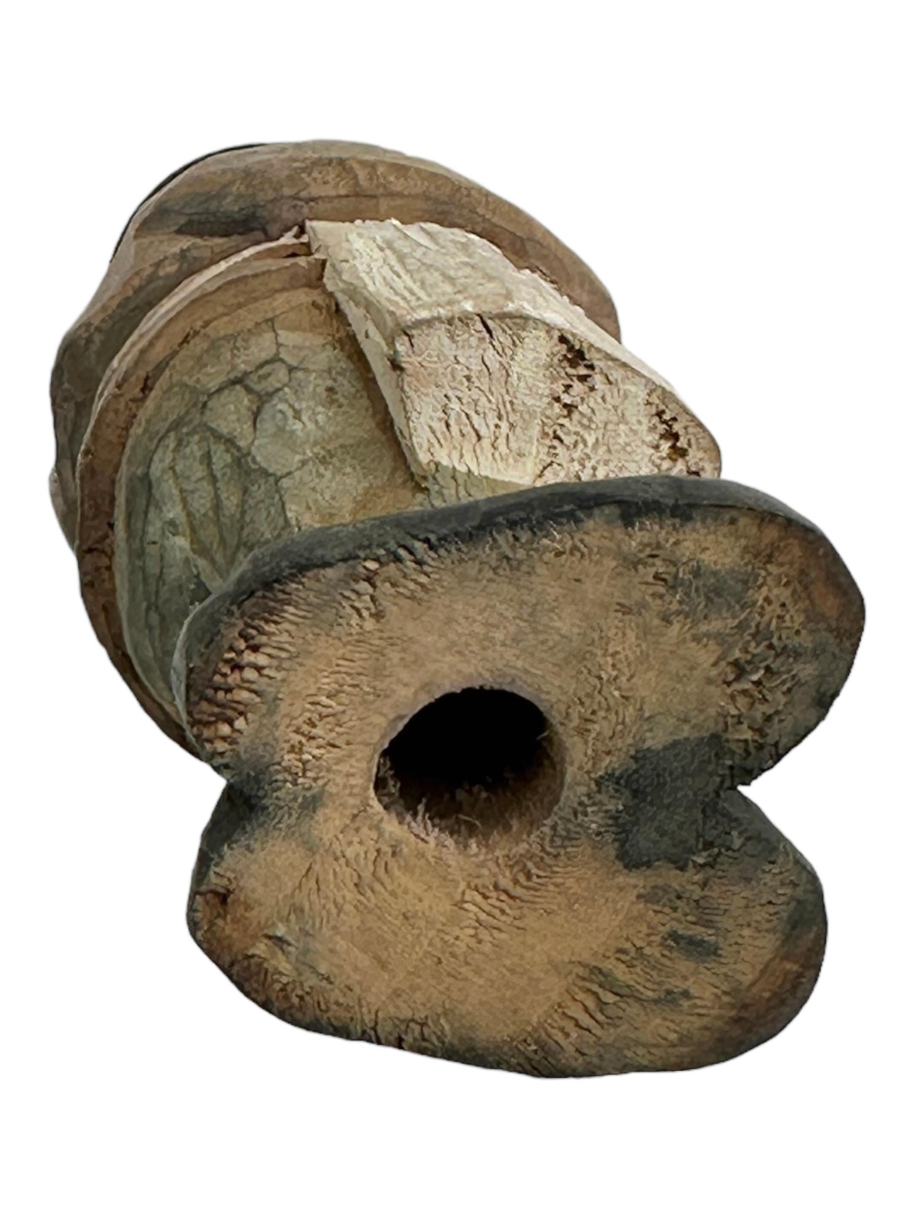 Bouchon de bouteille en bois sculpté ANRI allemand avec Stand, vintage années 1920 Bon état - En vente à Nuernberg, DE