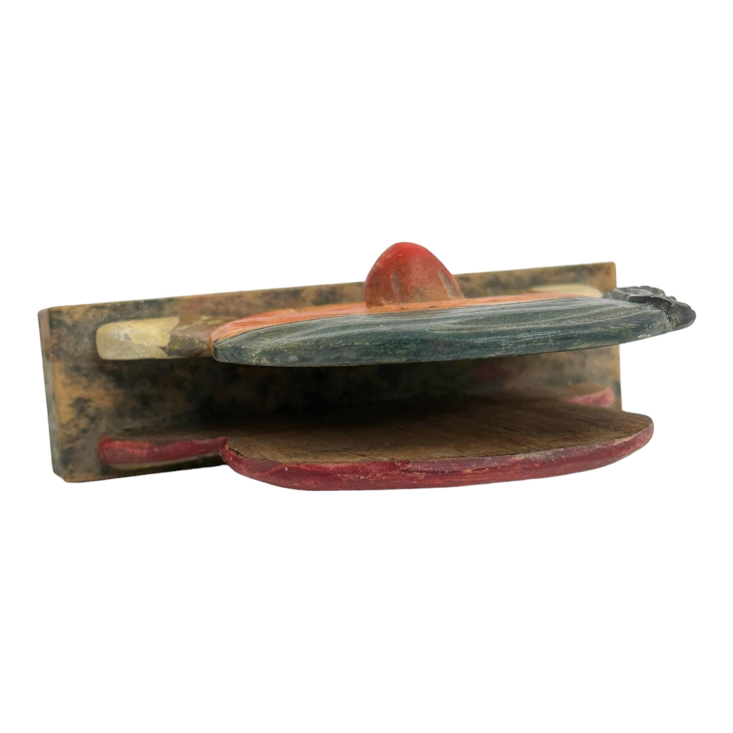 Soporte Servilletero Alemán ANRI Figura Tallada, vintage años 20 en Bueno estado para la venta en Nuernberg, DE