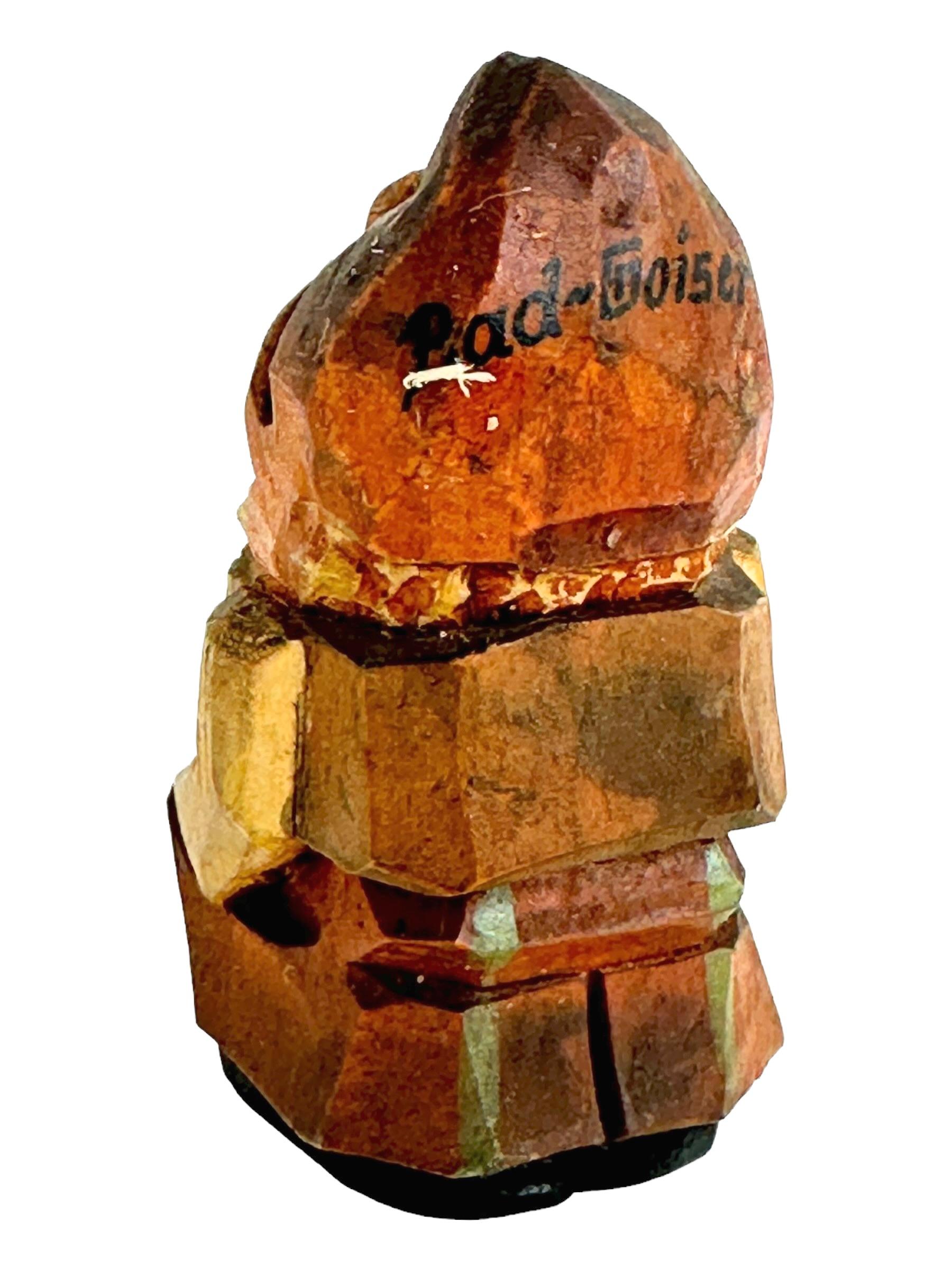 Allemand Porte-dents de guerre allemand ANRI en bois sculpté, vintage des années 1920 en vente