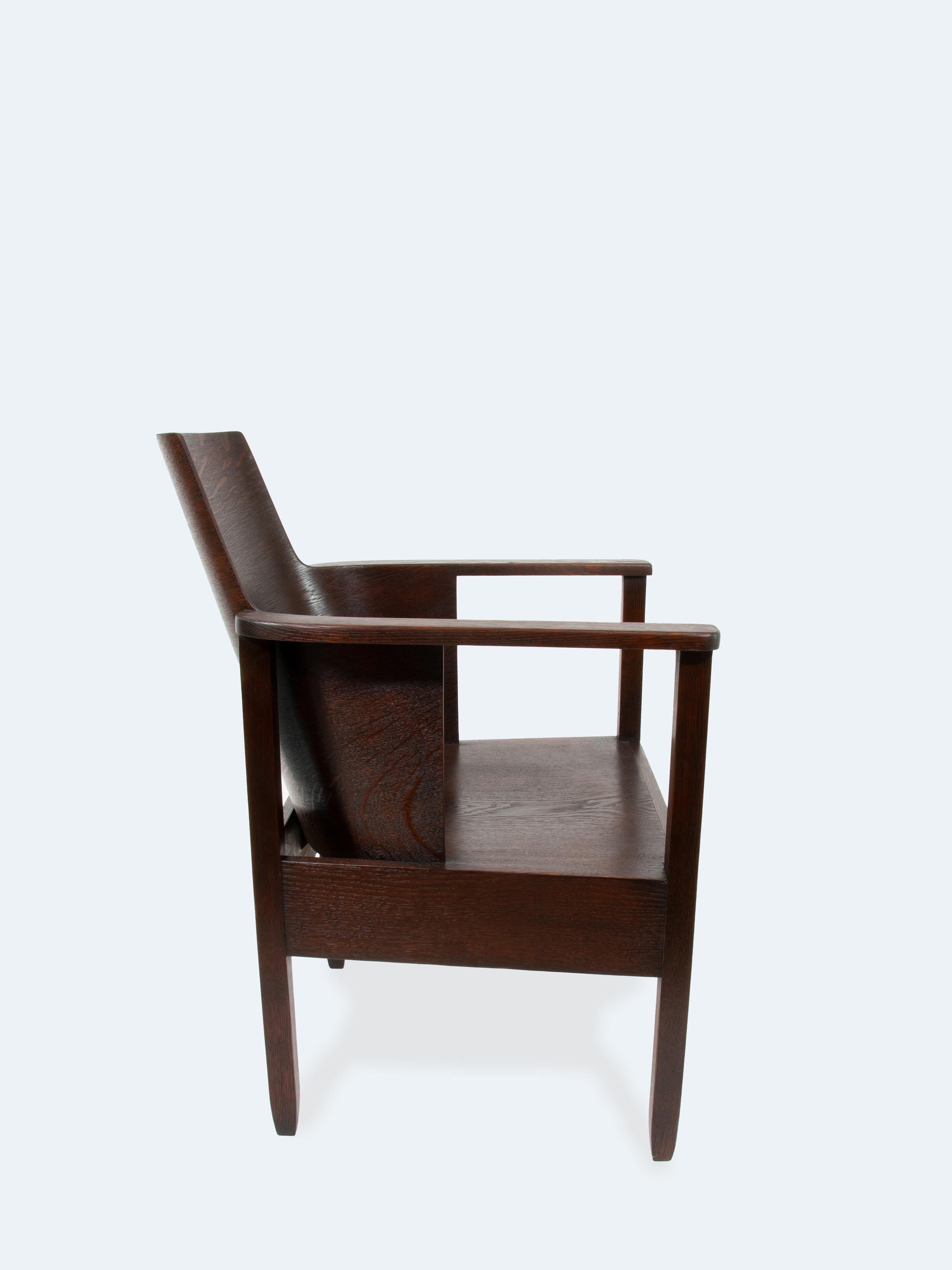 Bauhaus German Armchair by Richard Riemerschmid for Soennecken, 1930 For Sale