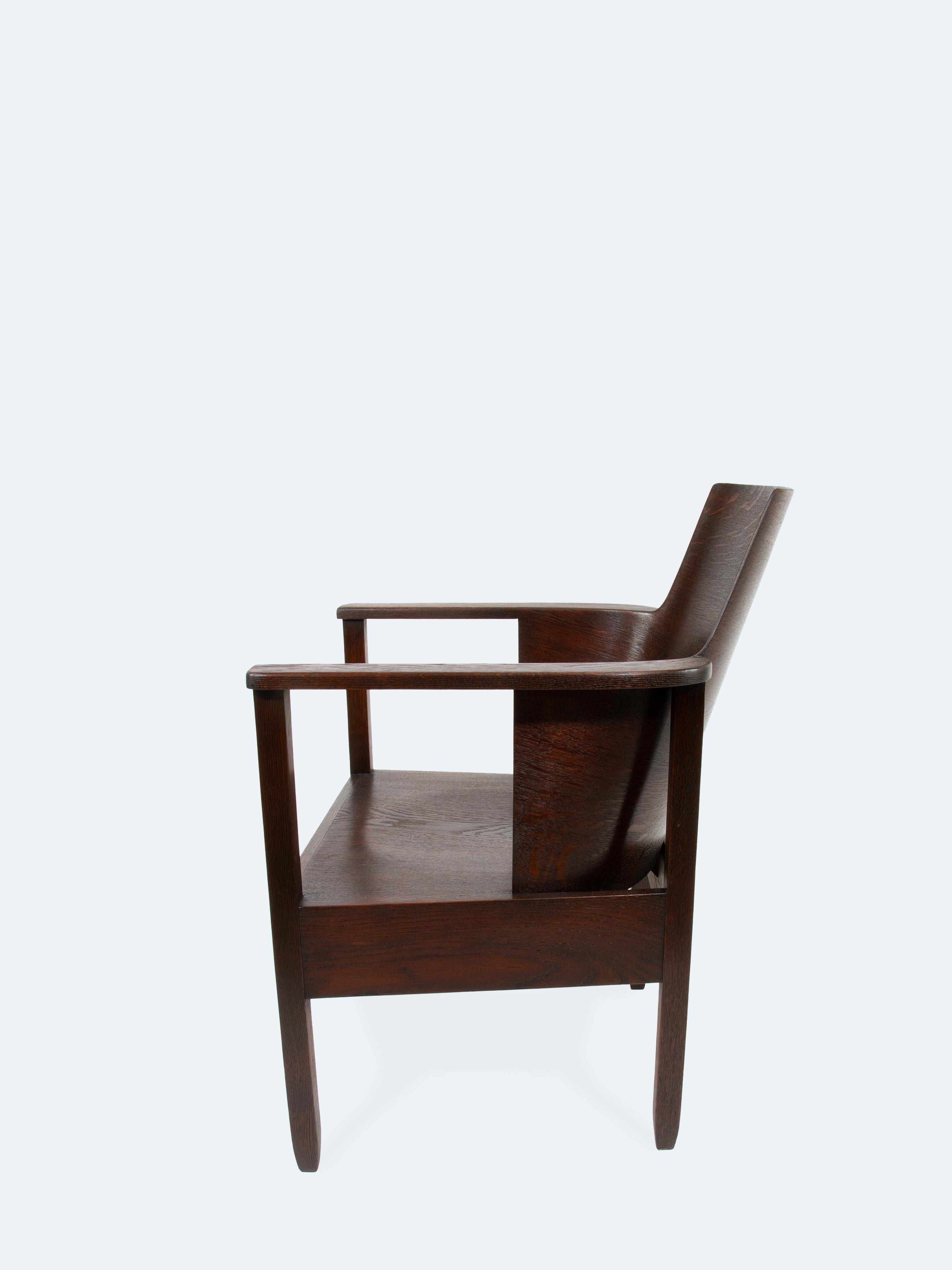 German Armchair by Richard Riemerschmid for Soennecken, 1930 In Good Condition For Sale In Reichenschwand, DE