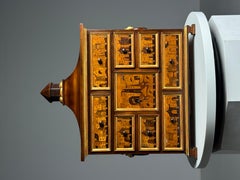 Cabinet d'art allemand : marqueterie