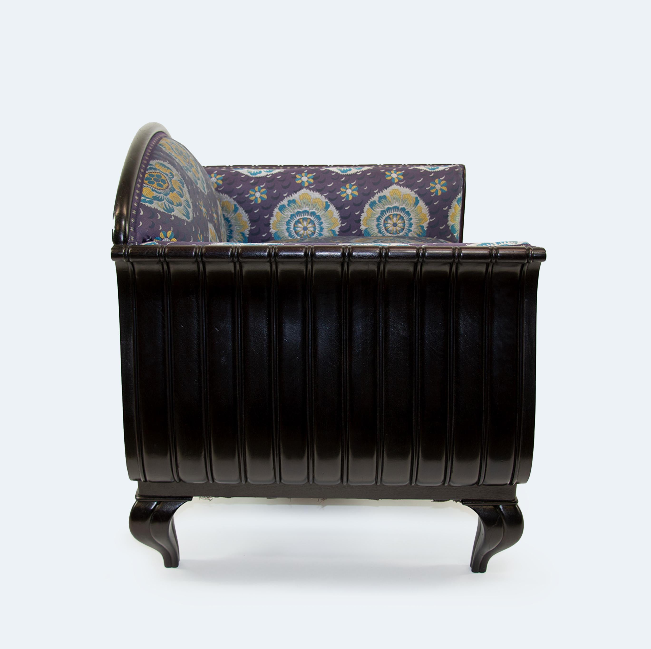 German Art Deco Armchair by Peter Behrens, 1910s In Good Condition For Sale In Reichenschwand, DE