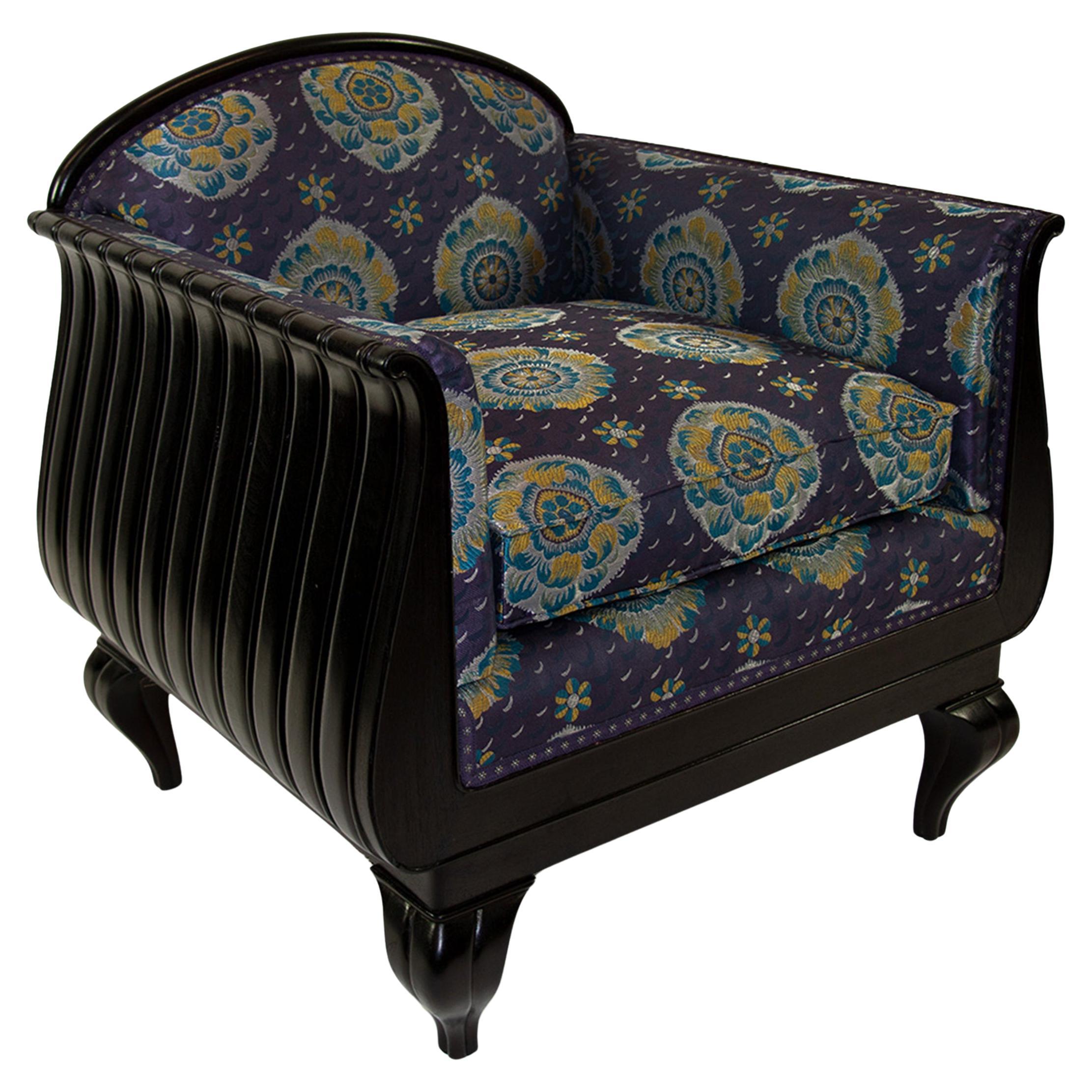 German Art Deco Armchair by Peter Behrens, 1910s For Sale