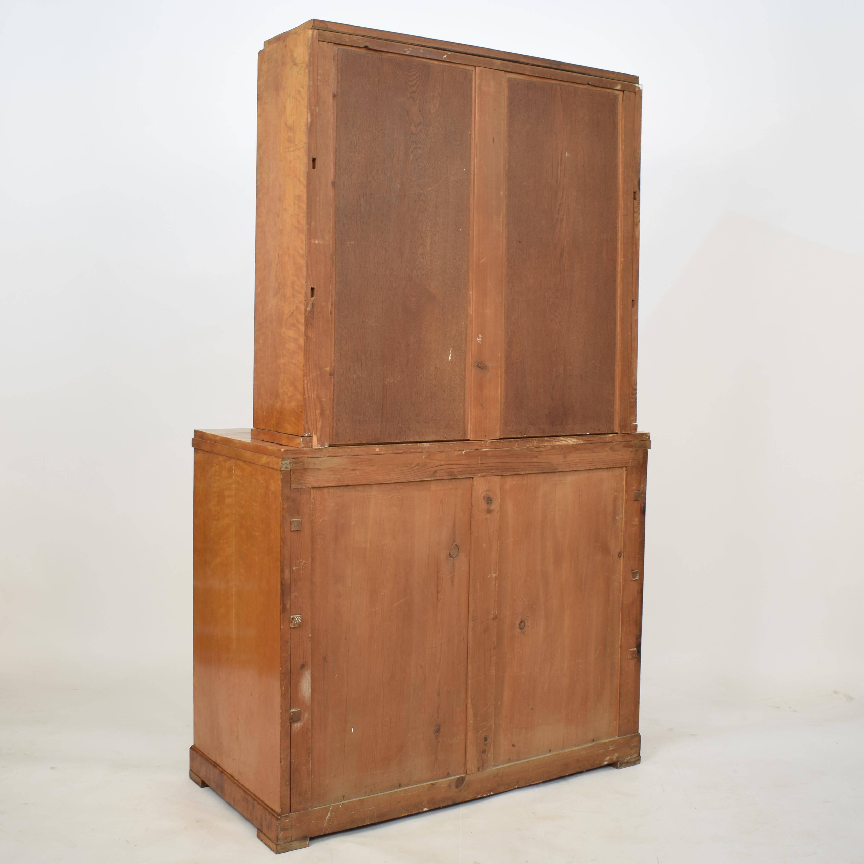 German Art Deco Bookcase or Chest of Drawers in Light Brown Birch, circa 1930 14