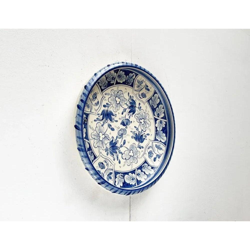 German Art Deco Bowl or Wall Plate with Brabant Decor from Villeroy & Boch 1930s For Sale 2