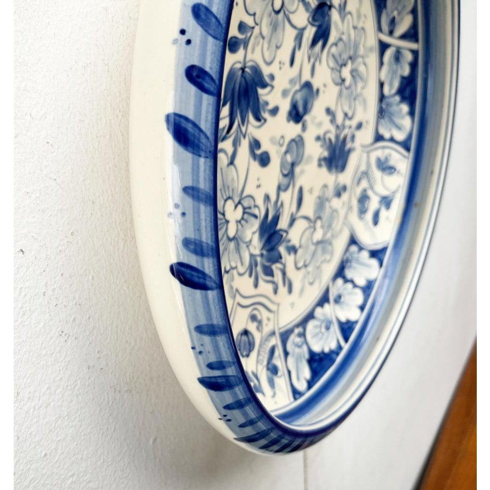 German Art Deco Bowl or Wall Plate with Brabant Decor from Villeroy & Boch 1930s For Sale 3