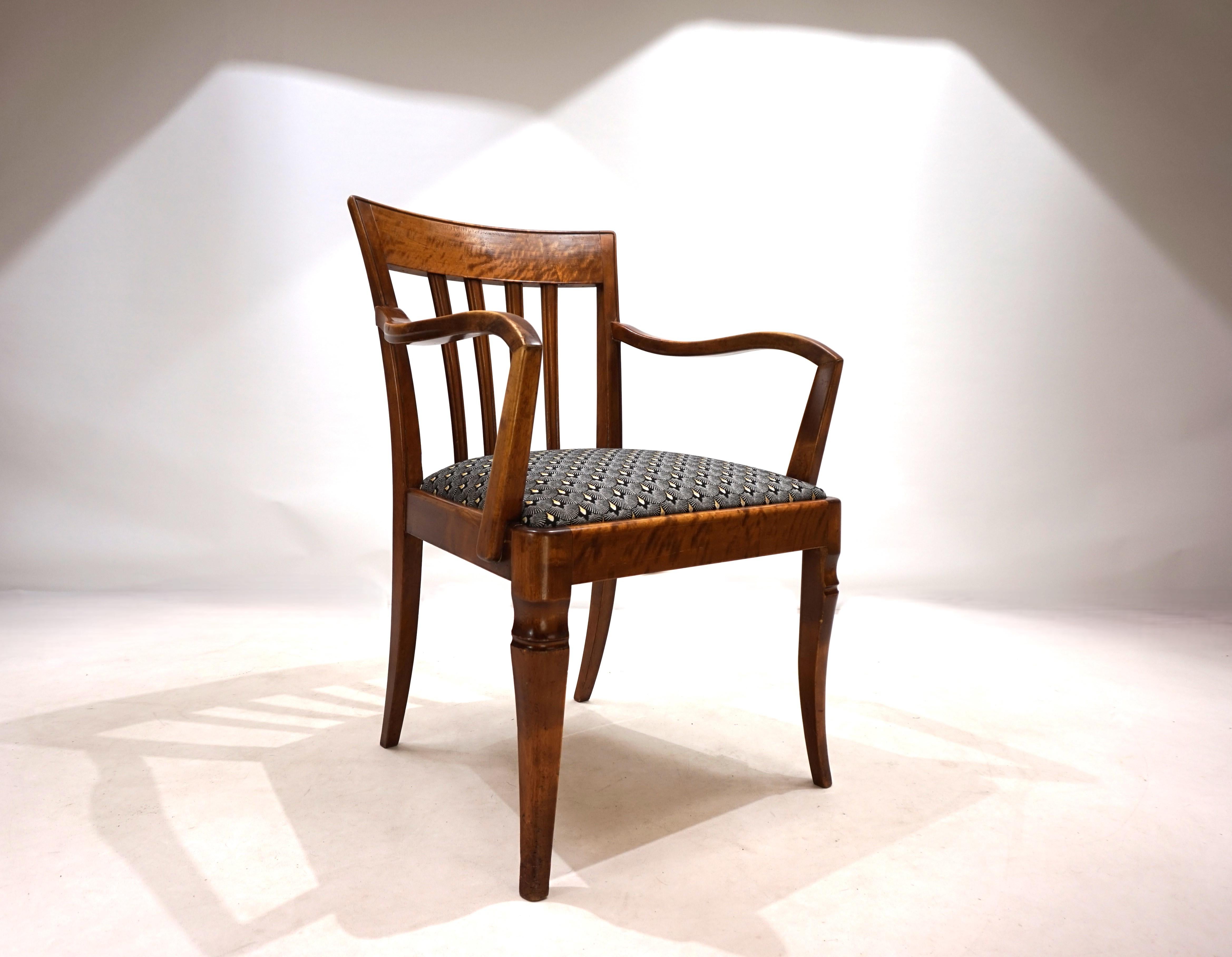 German Art Deco Captain's Armchair, 1930 For Sale 6